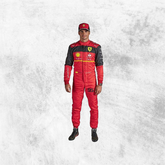 2022 Carlos Sainz Jr. Scuderia Ferrari F1 Team Race Suit