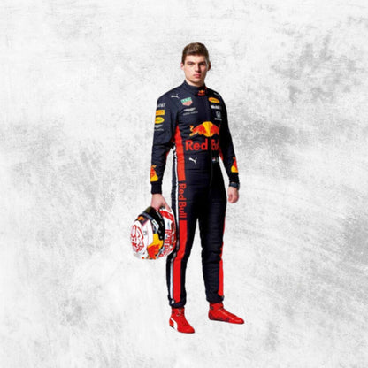 2018 Max Verstappen F1 Team Red Bull Racing Suit