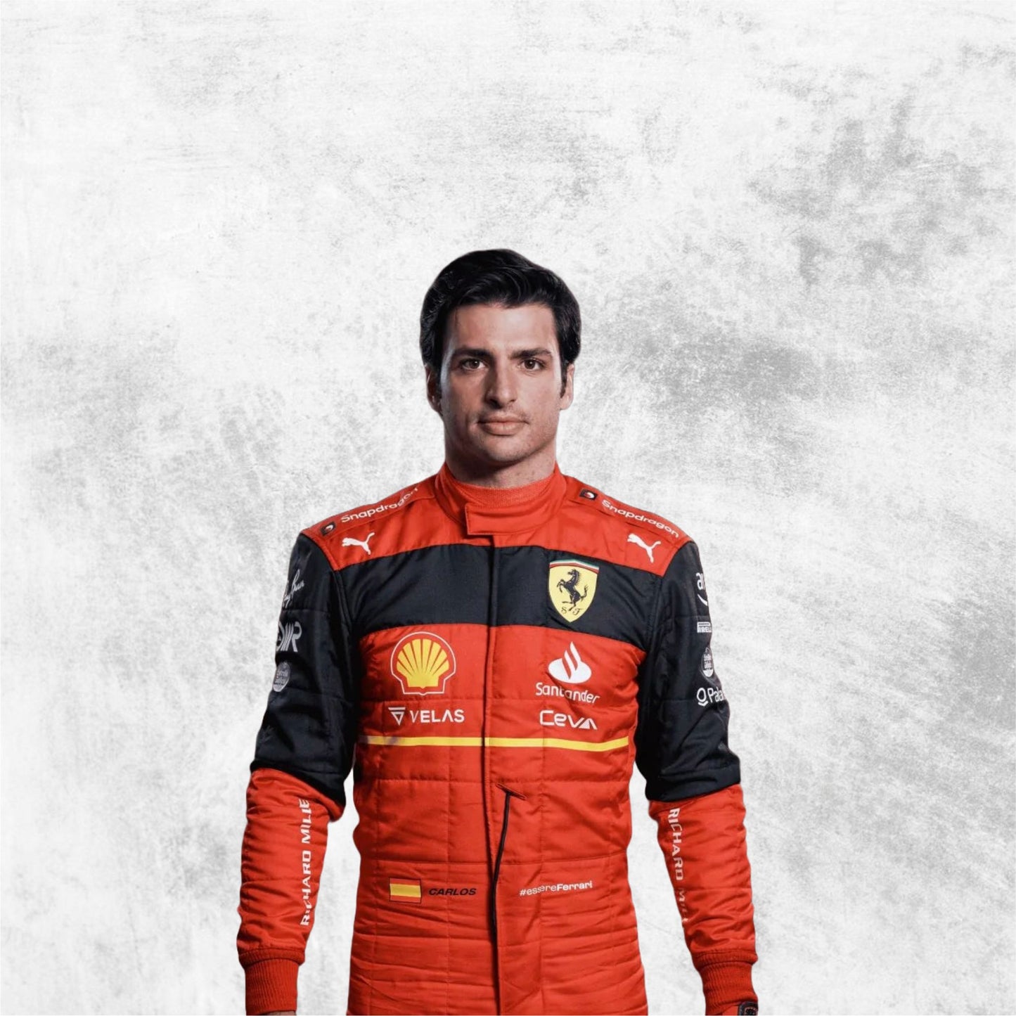 2022 Carlos Sainz Jr. Scuderia Ferrari F1 Team Race Suit