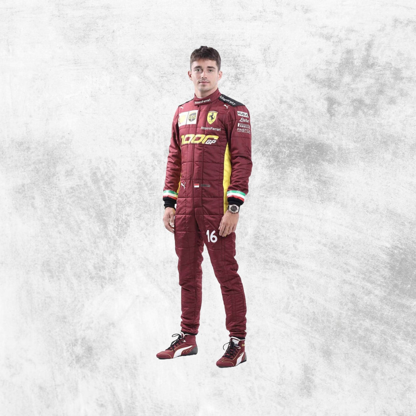 Charles Leclerc 2020 Ferrari F1 1000 GP replica Racing Suit