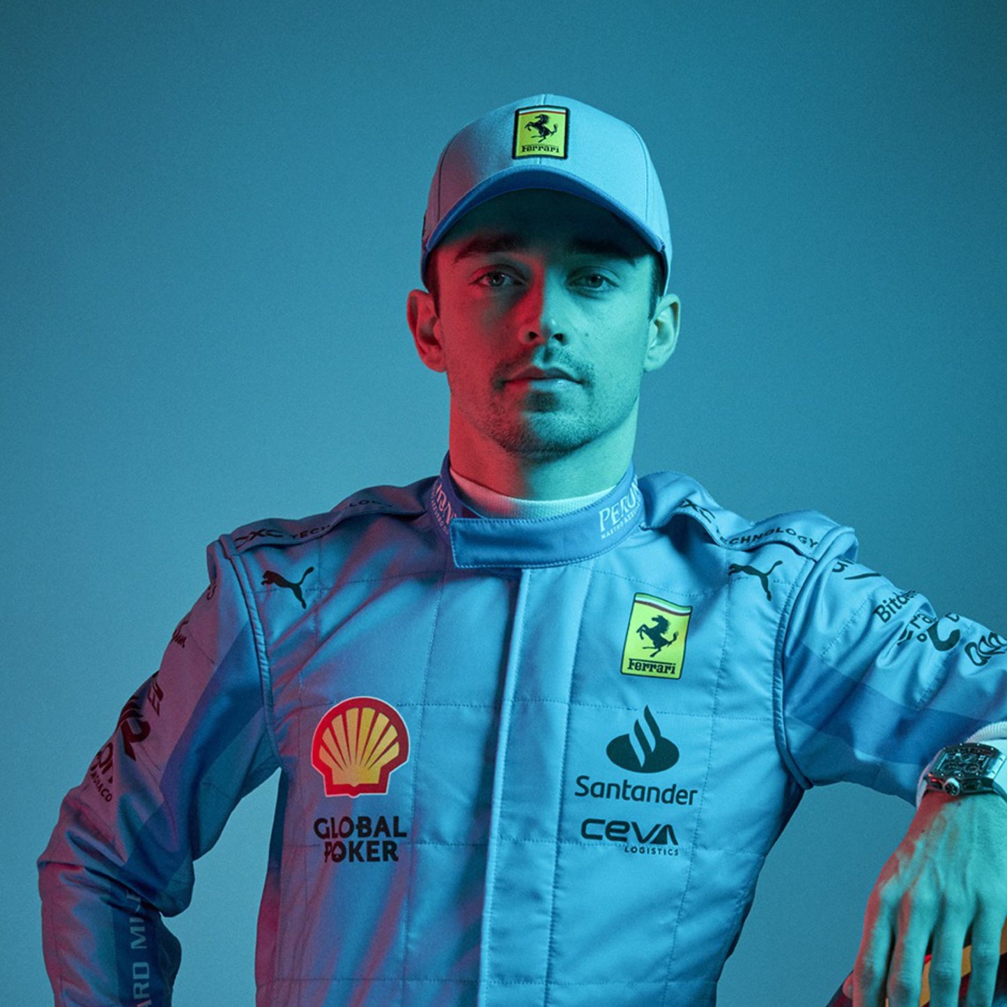 New 2024 Charles Leclerc Miami GP F1 Team Ferrari Racing